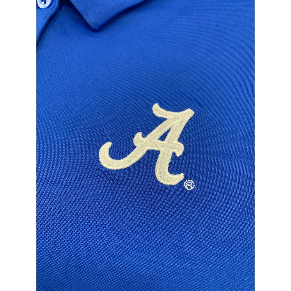 Nike Alabama Crimson Tide Womens Long Sleeve Dri-FIT Polo Shirt M Royal Blue - Picture 3 of 8